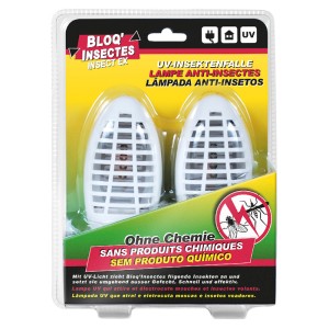 Lot de 2 prises anti-insectes